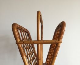 Porte Revues vintage en osier