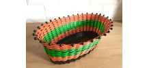 Corbeille à pain scoubidou