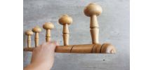 porte manteaux mural bambou