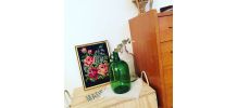 Bombonne vintage verte 