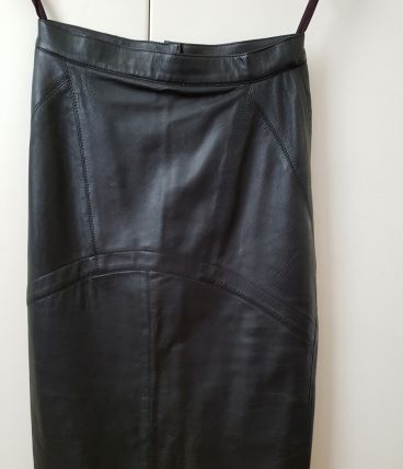 Jupe en cuir