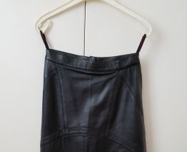 Jupe en cuir