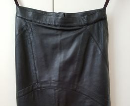 Jupe en cuir