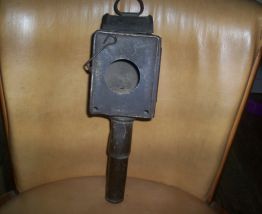 ANCIENNE LANTERNE A BOUGIE DE VOITURE 