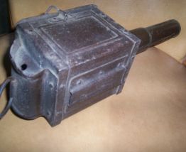 ANCIENNE LANTERNE A BOUGIE DE VOITURE 