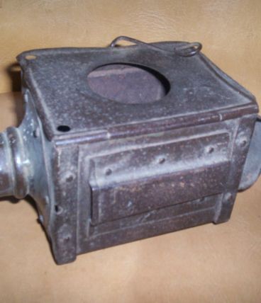 ANCIENNE LANTERNE A BOUGIE DE VOITURE 