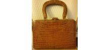 sac vintage en cuir veritable