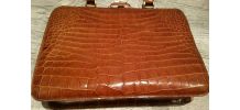 sac vintage en cuir veritable