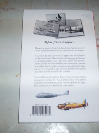 LIVRE LES CANONS DU CIEL pilote de combat guerre algerie 