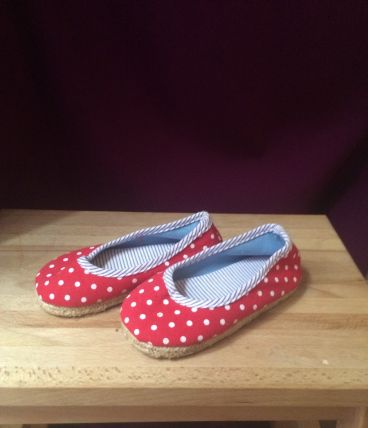 Espadrilles à pois 
