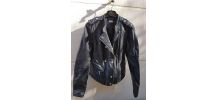 Veste motard simili cuir 