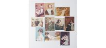 lot de cartes postales de collection