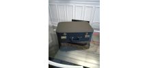 Valise noire vintage en bon état