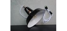 Lampe a poser reflecteur industriel Mazda Vintage