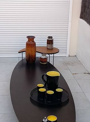 Table basse style Elliptical Table ETR Charles &amp; Ray Eames, 1951