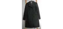 Manteau femme, noir, en laine Mademoiselle R, T 38
