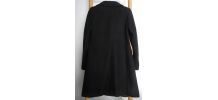 Manteau femme, noir, en laine Mademoiselle R, T 38