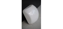 Plafonnier cube en verre blanc année 50
