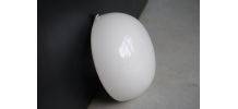 Plafonnier en opaline blanc année 50