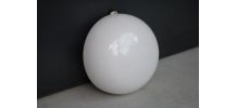 Plafonnier en opaline blanc année 50
