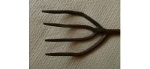 fourche en bois ancienne 4 dents