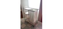 Charriot de ménage avec sac de linge (130L)