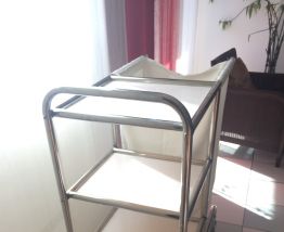 Charriot de ménage avec sac de linge (130L)