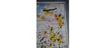 Carte scolaire Rossignol France commerce extérieur et industrie vintage