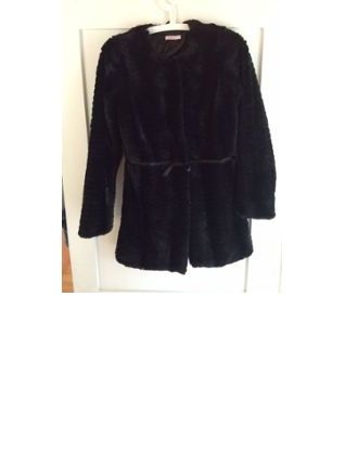 Manteau BILLIEBLUSH Fausse fourrure 12 ans Noir 
