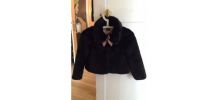 Manteau Court Sergent Major Ceremonie -Fausse Fourrure 7 Ans 