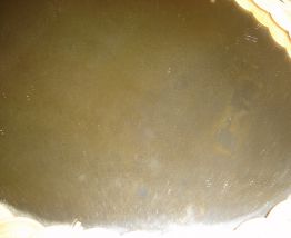 grand miroir osier rotin  soleil ovale 