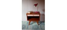 Chevet vintage pieds compas