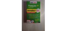 annal de bac de français 1ere