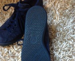 Stan Smith bleues en daim