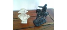 Lot de deux figurines Napoléon