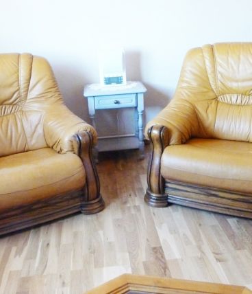 OPPORTUNITÉ 2 FAUTEUILS CUIR 