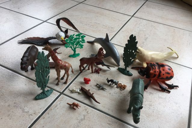 Animaux en plastique
