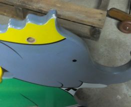 Bascule en bois Babar - fabriqué en France par Vilac