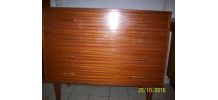 COMMODE VINTAGE 3 TIROIRS PIEDS COMPAS