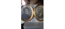 cadres couple  anciens aïeuls