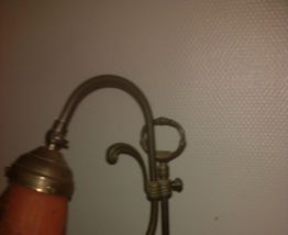 lampe pate de verre ancienne
