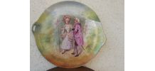 plat rond marquise en porcelaine de Limoges
