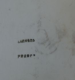 plat rond marquise en porcelaine de Limoges