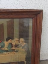 très ancien cadre représentant la CENE