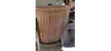 ancien comptoir en rotin