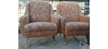 paire de fauteuils vintage 