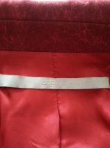 Veste blazer dandy laine rouge cerise T 38 UNGARO