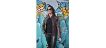 Blouson en cuir