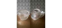 Sucrier en verre vintage