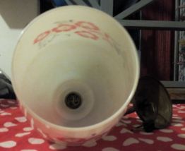 Lustre en Opaline blanc - vintage 60
